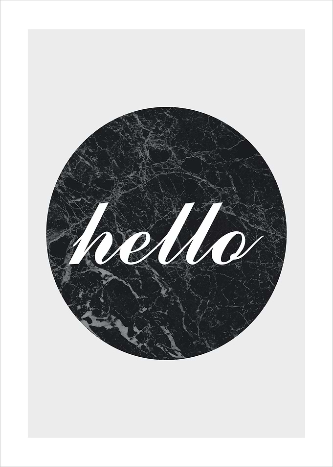 Black marble