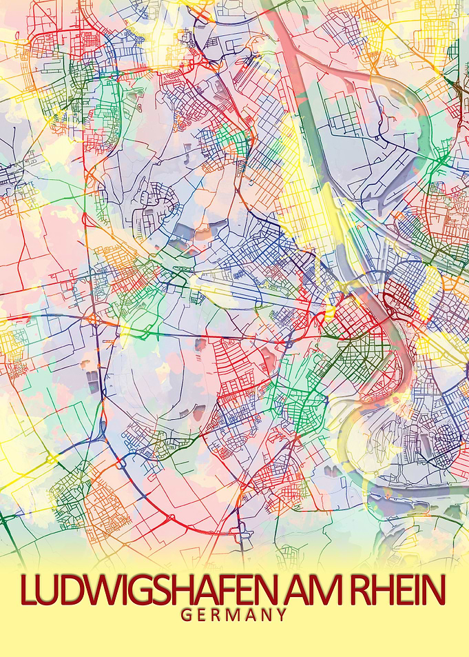Ludwigshafen Germany Map