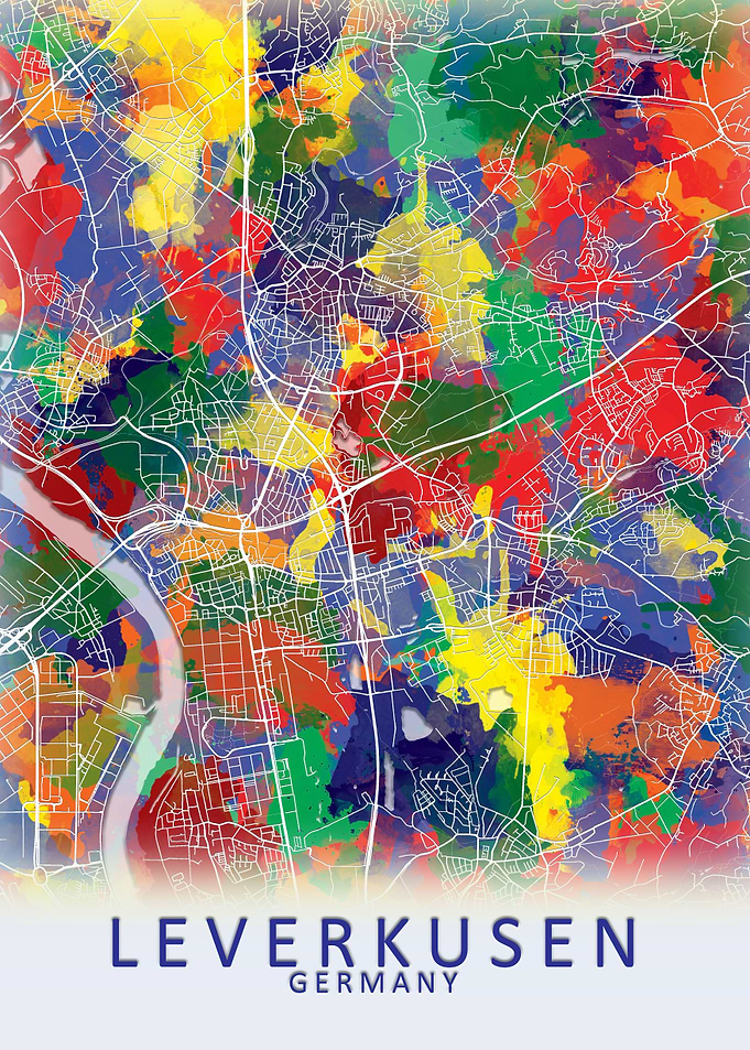 Leverkusen Germany Map