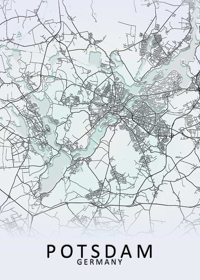 Potsdam Germany City Map