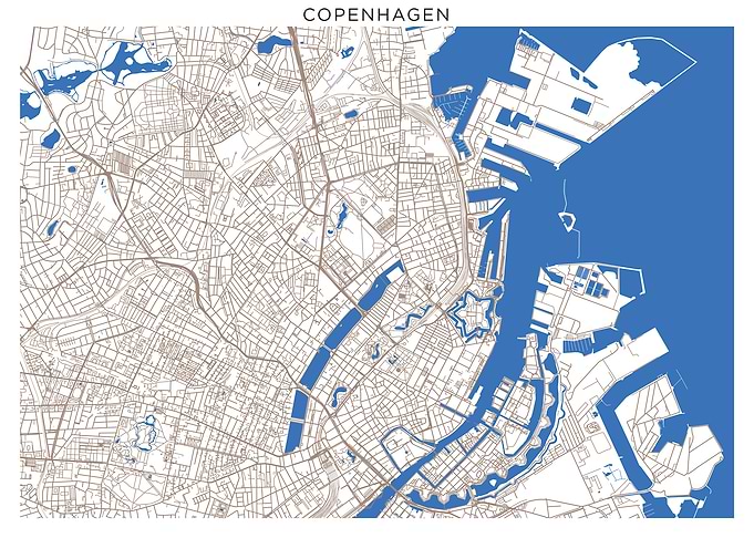 Copenhagen map