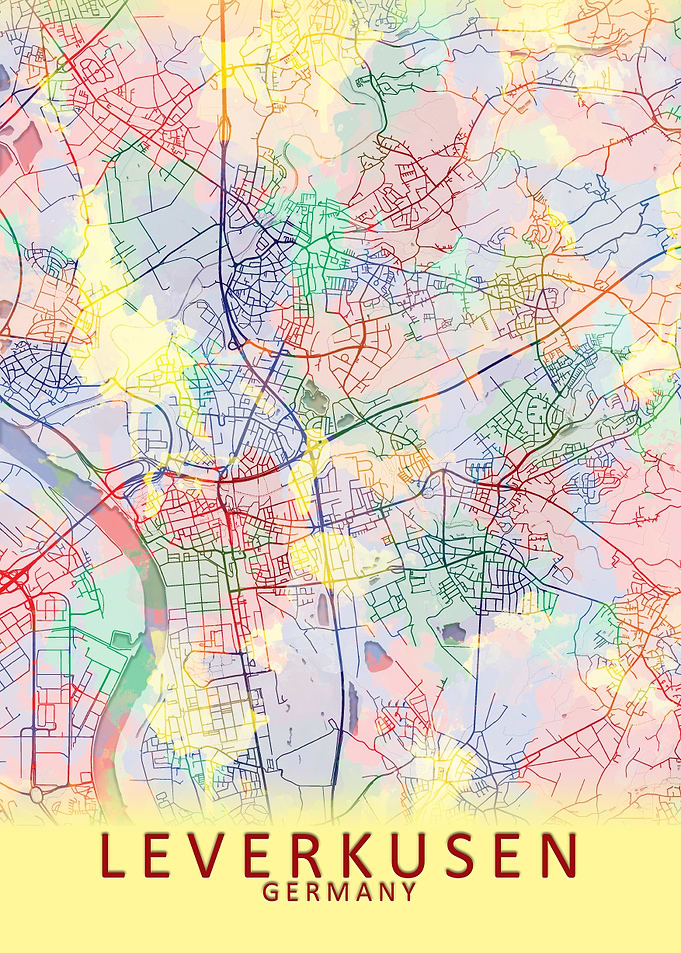 Leverkusen Germany Map