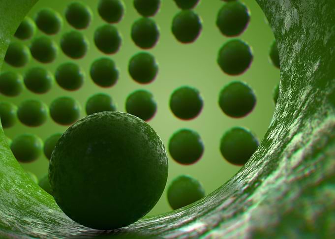 unique ball green