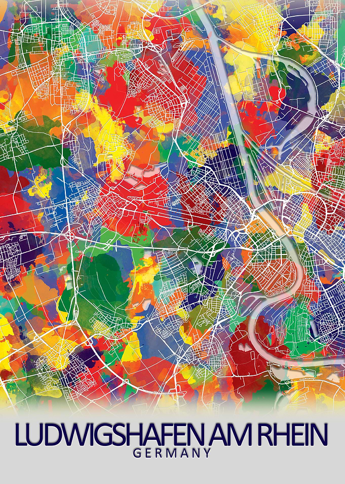 Ludwigshafen Germany Map