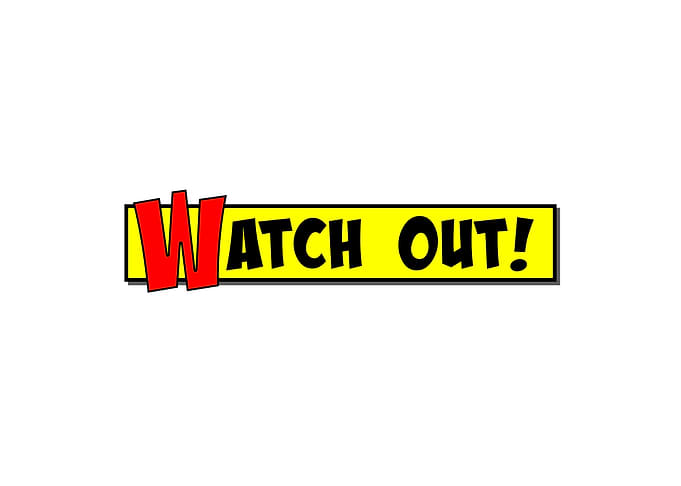 Comic book box Watch out