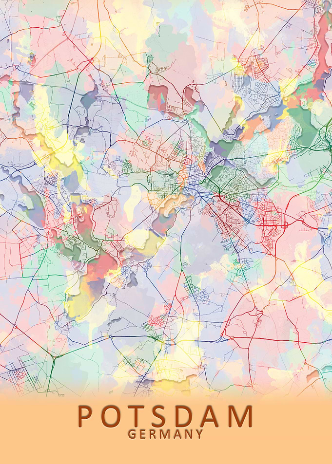 Potsdam Germany City Map
