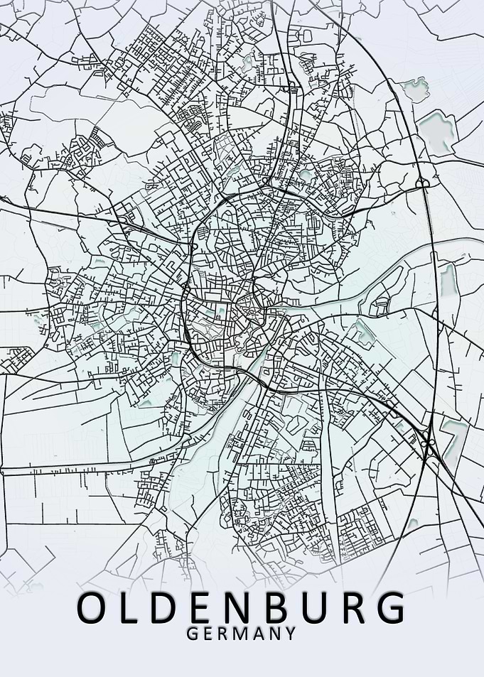 Oldenburg Germany City Map