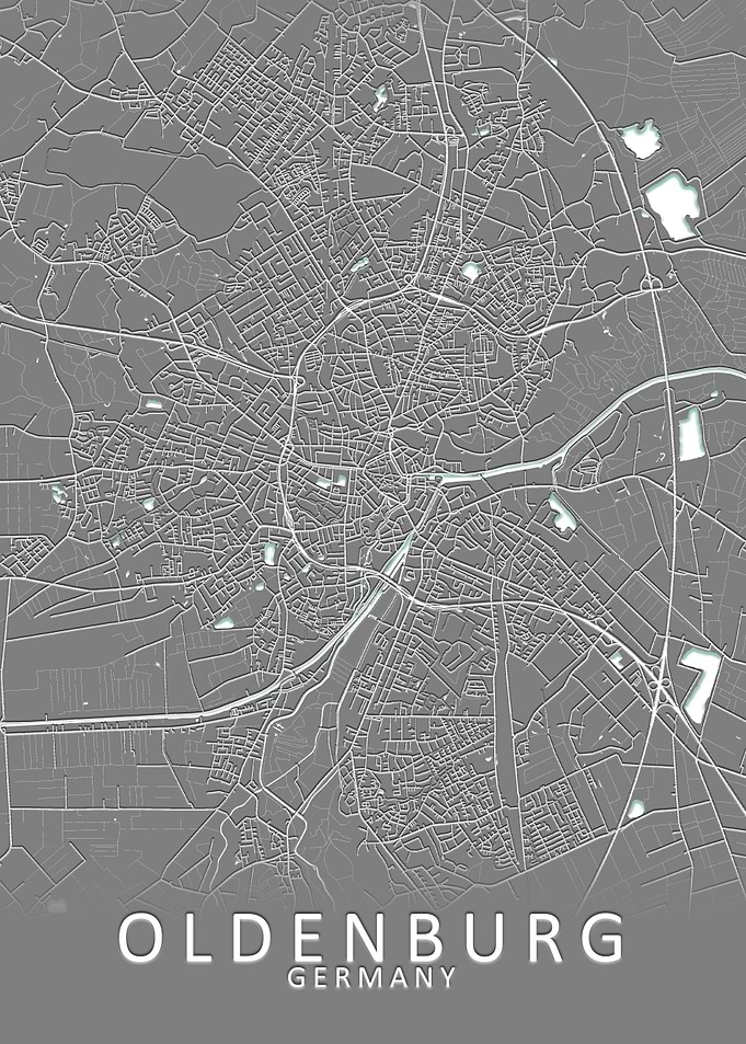 Oldenburg Germany City Map