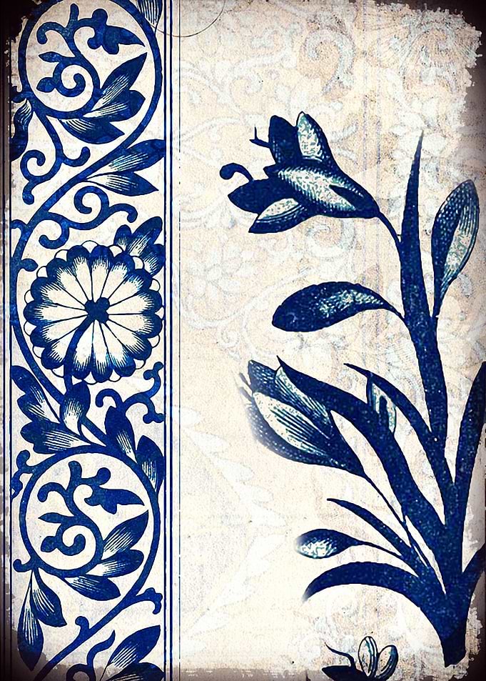 Blue Ortal Vintage Tile 03