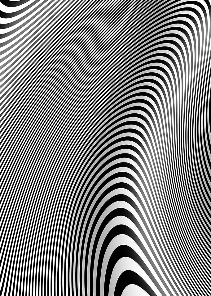 Abstract Wavy Lines