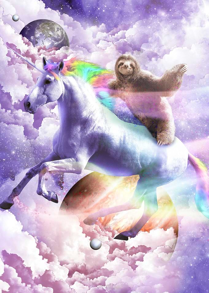 Epic Space Sloth Unicorn