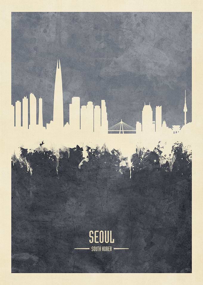Seoul South Korea Skyline