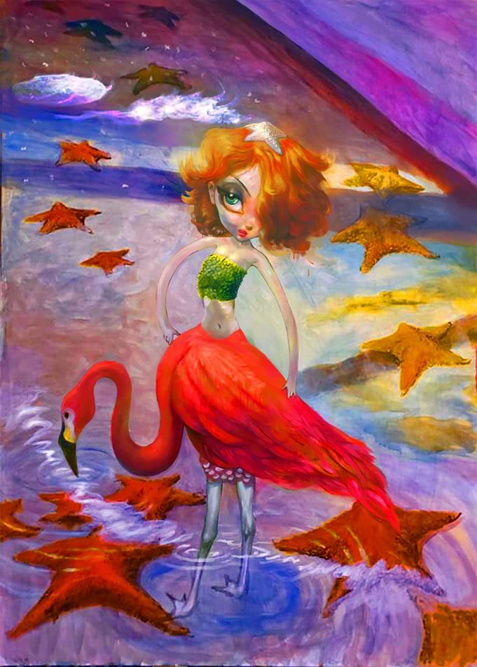 Flamingo Lady