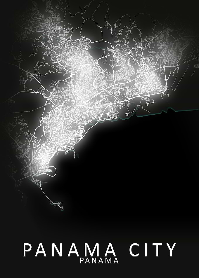 Panama City Map