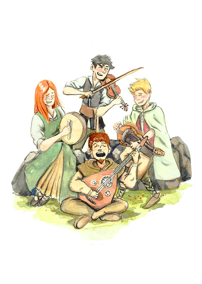 Minstrels A Playing