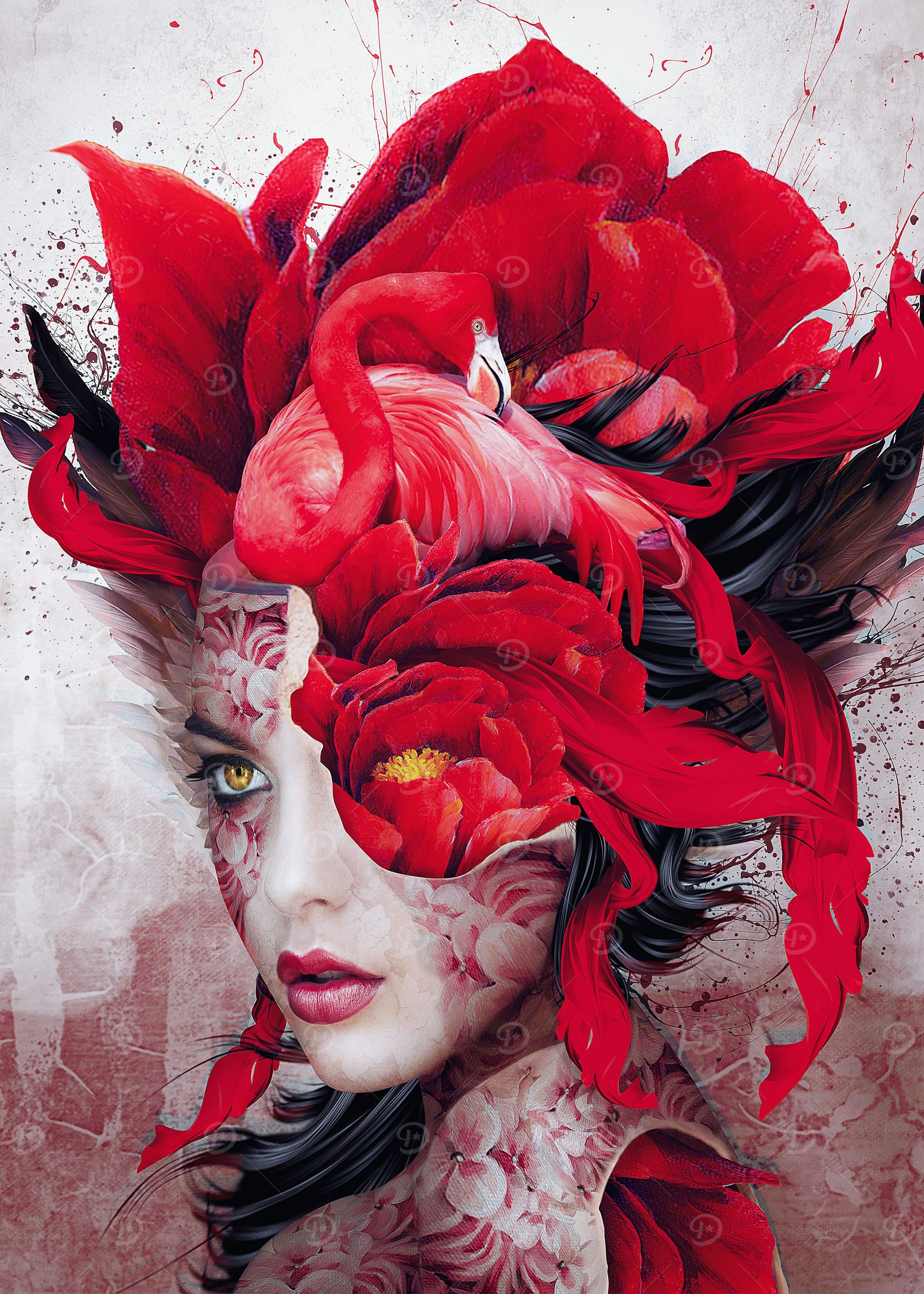 Flamingo Lady