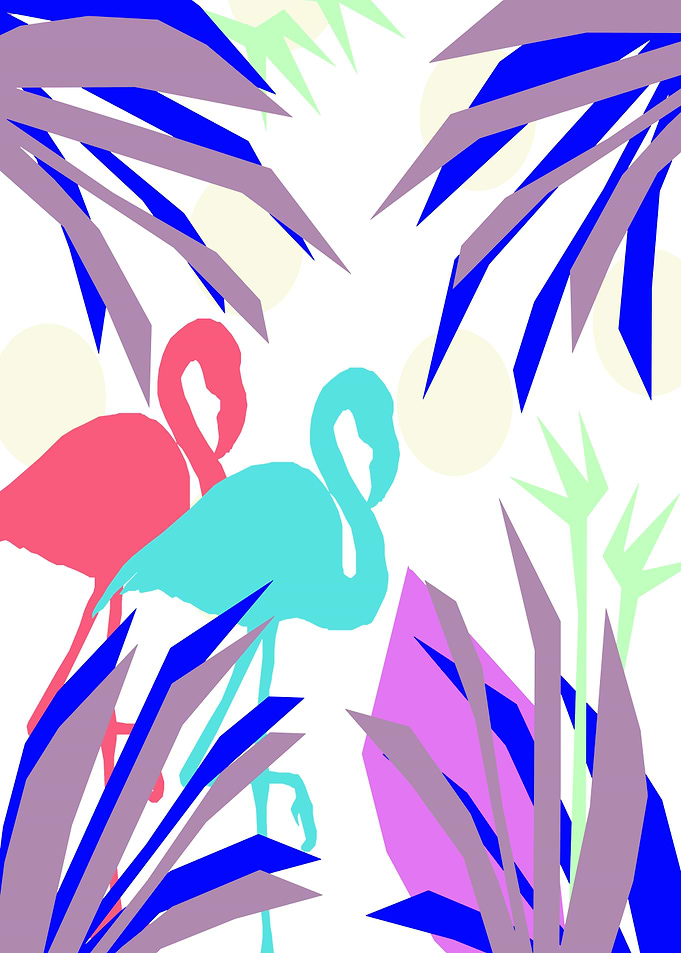 Flamingo jungle blues