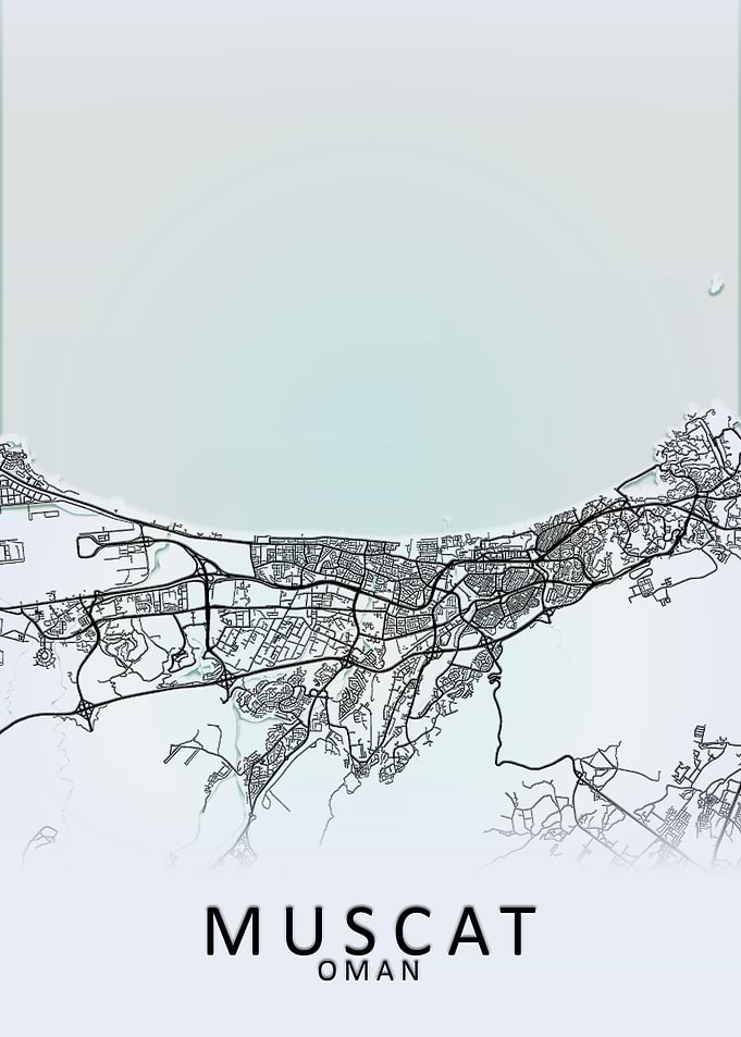 Muscat Oman City Map