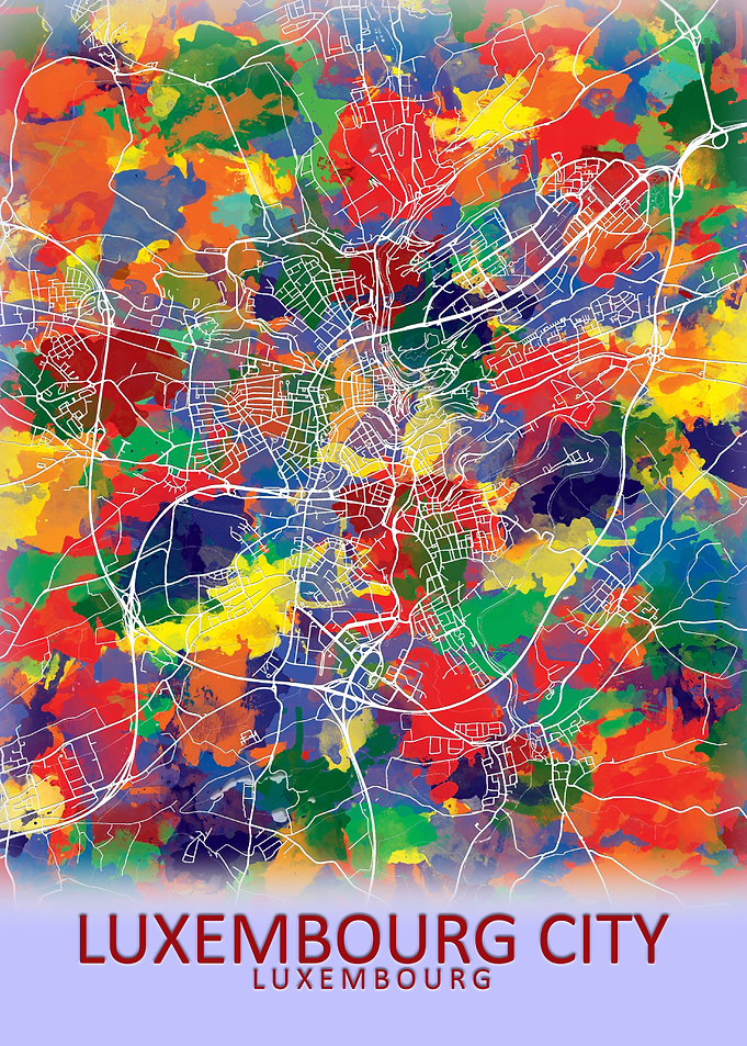 Luxembourg City Map