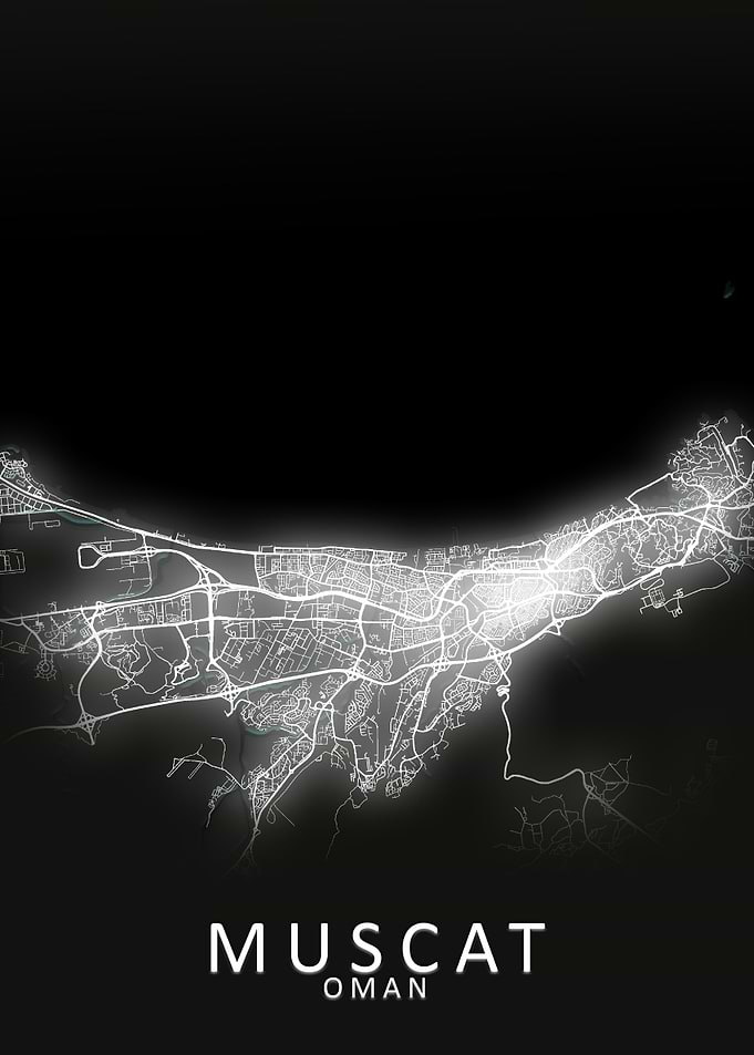 Muscat Oman City Map