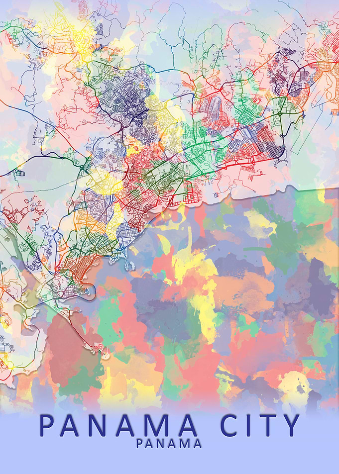 Panama City Map