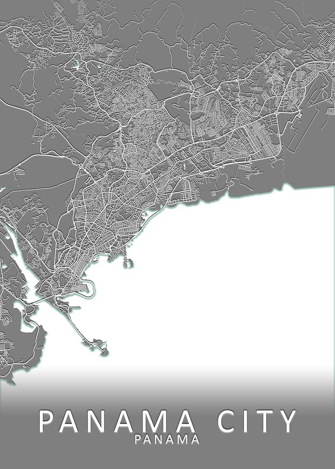 Panama City Map