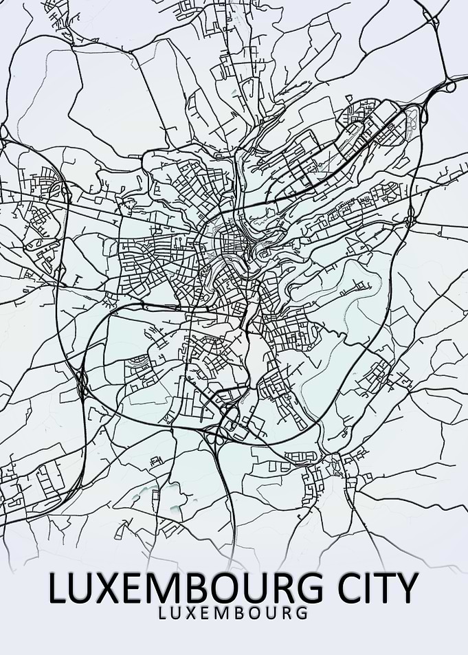 Luxembourg City Map