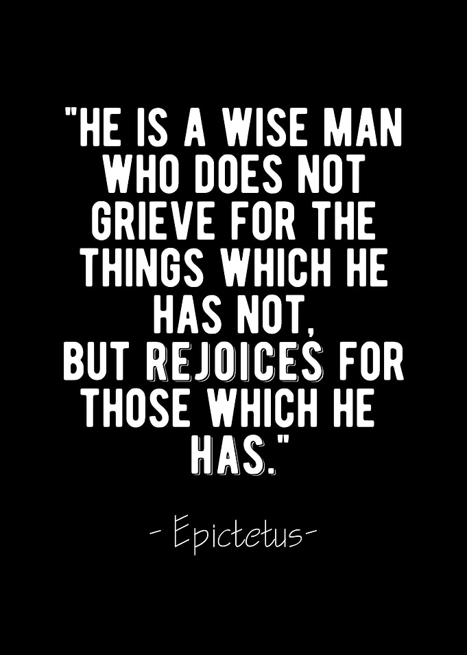 Be Grateful Stoic Quote