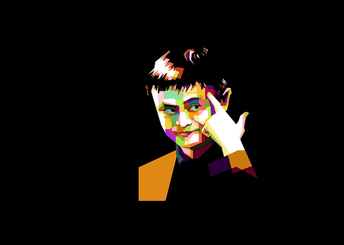 Jack Ma in WPAP style pop