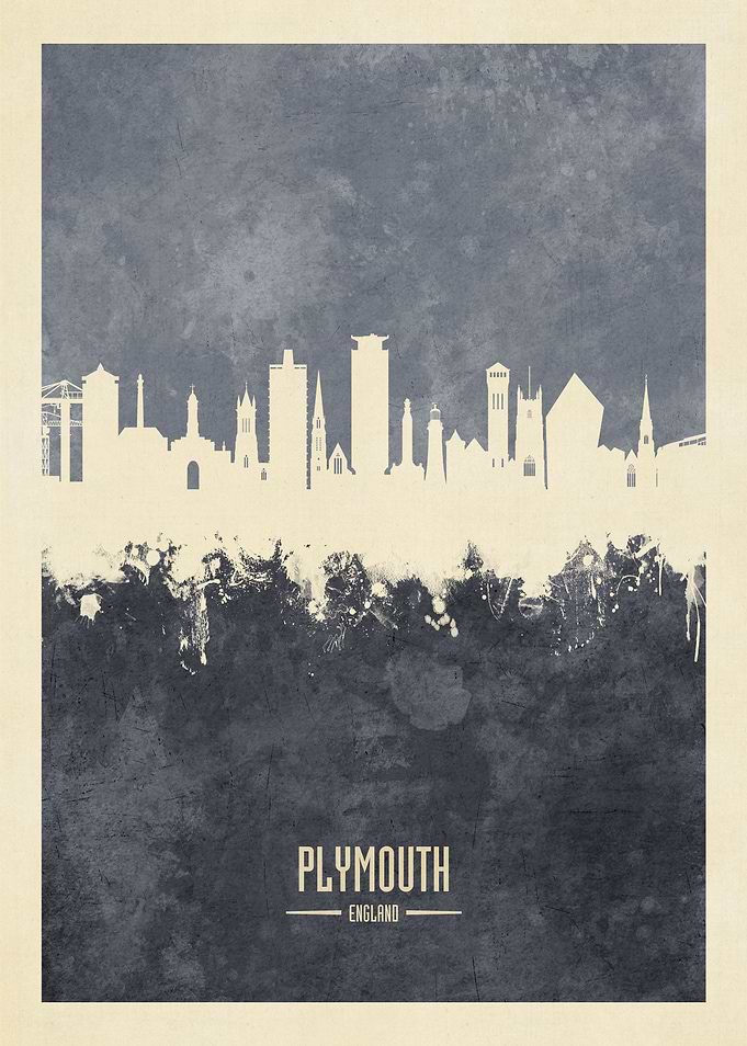 Plymouth England Skyline