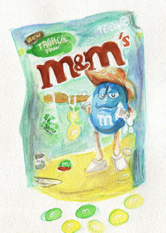 Tropical flavor M and Ms