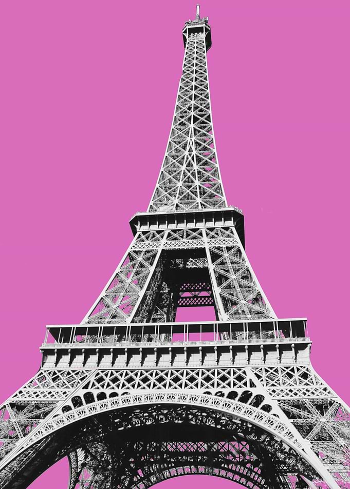 Pink Eiffel Tower