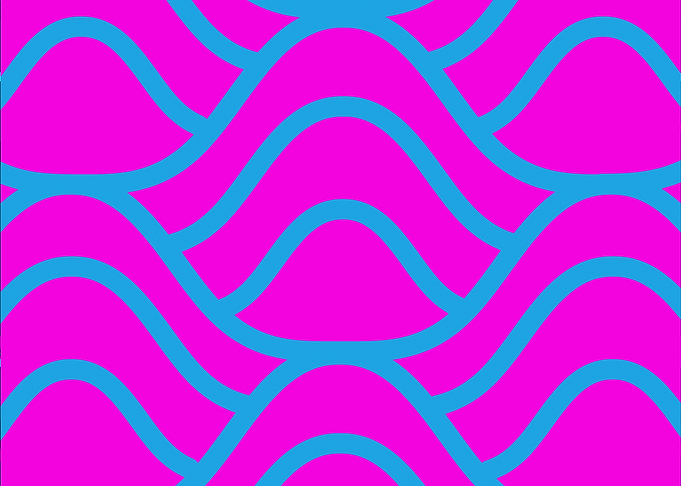 Japan Cyberpunk Pattern