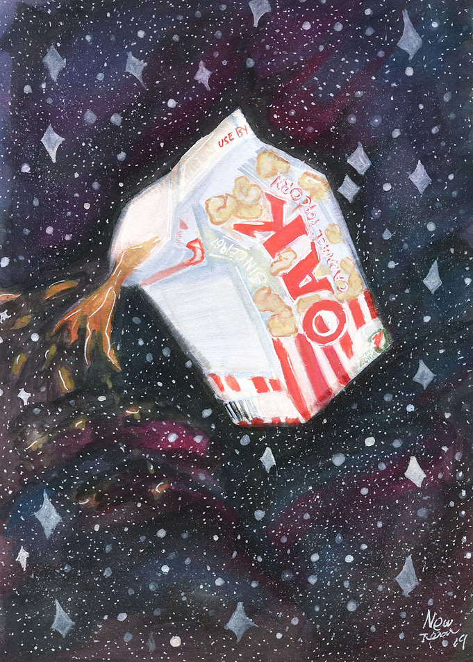 Oak in space
