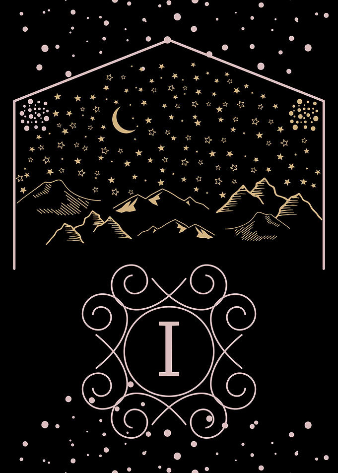 Starry Night Monogram I