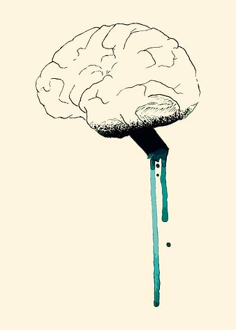 Exhausted brain