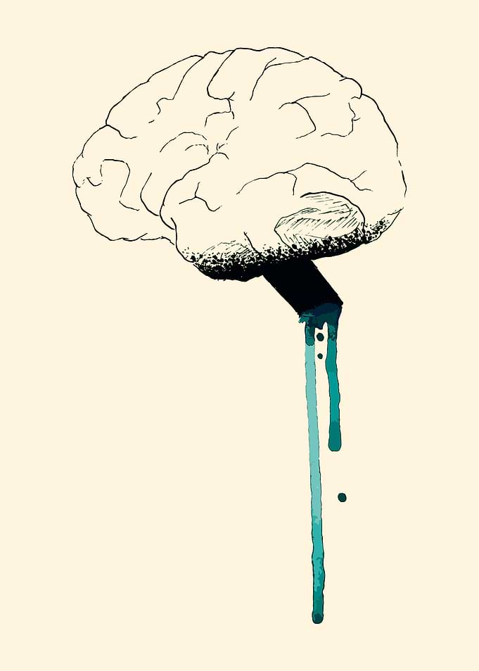 Exhausted brain