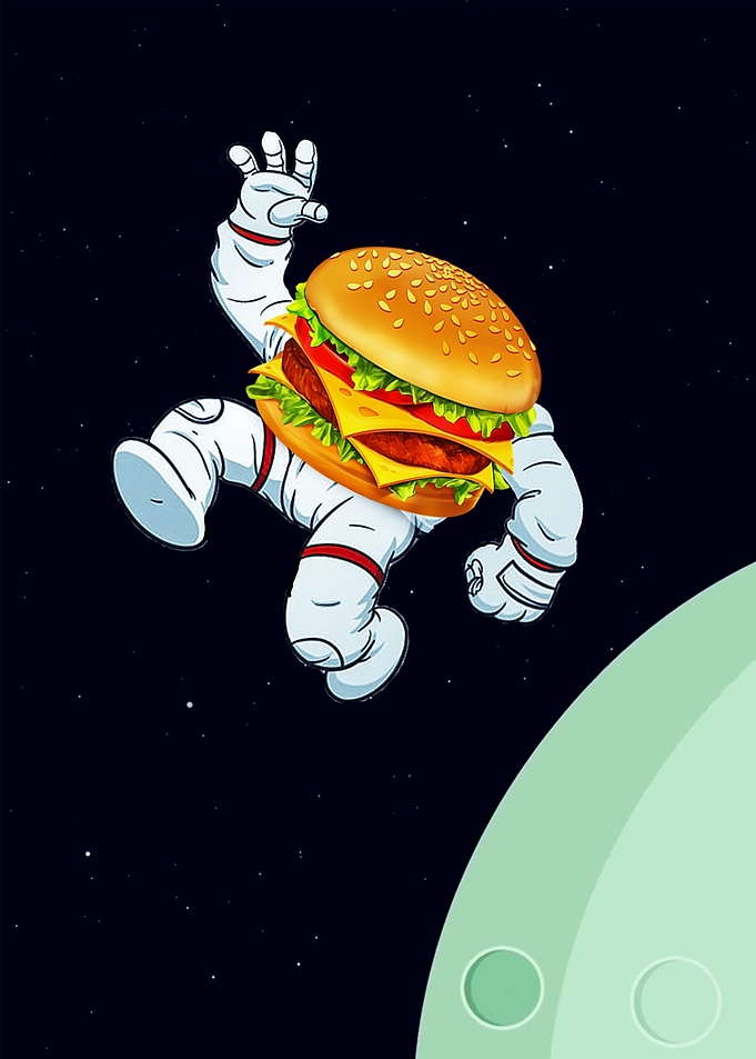 Burger spacemen