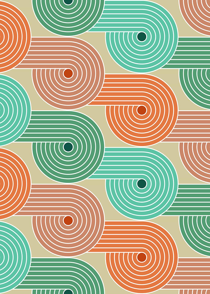 Retro Striped Pattern 03