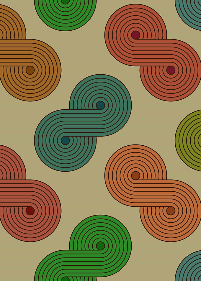 Retro Striped Pattern 17