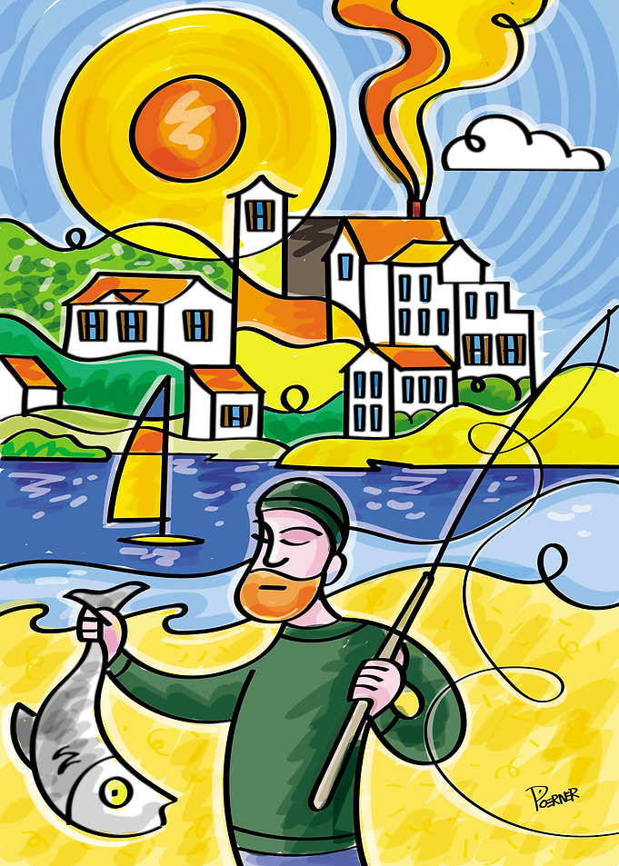 O pescador
