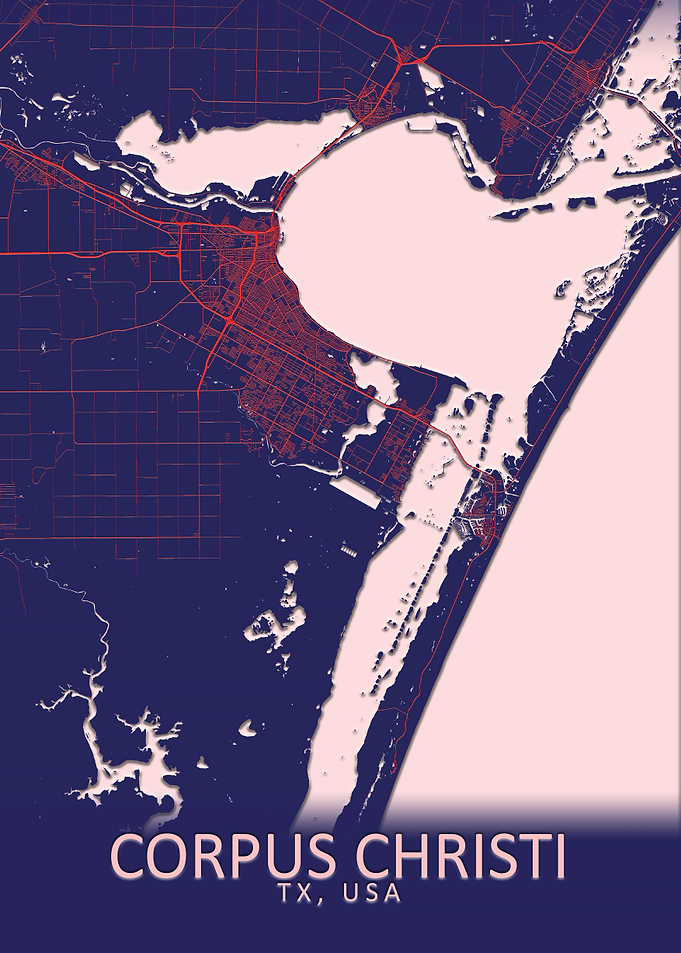 Corpus Christi City Map