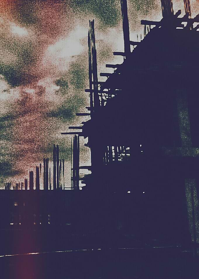 Old tower and Rusty Sky