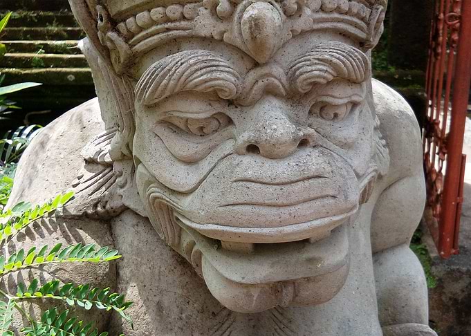 Statue Gunung Kawi Temple