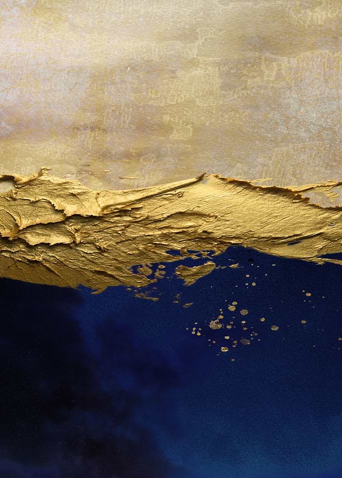 Blue Gold abstract