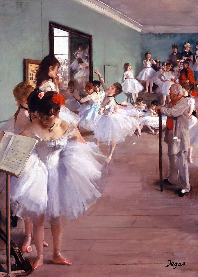 The Dance Class by Degas