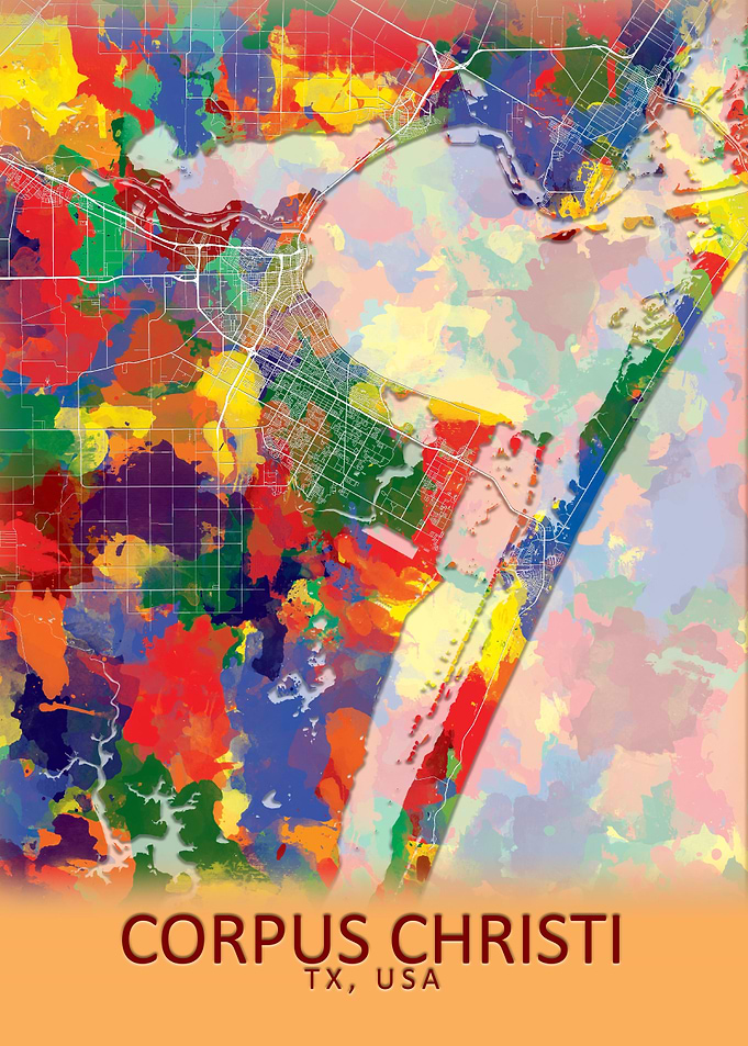 Corpus Christi City Map