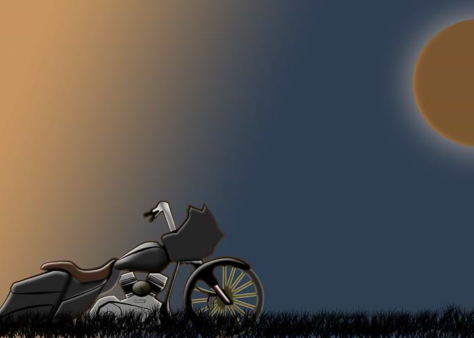 Custom chopper bagger