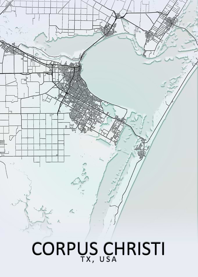 Corpus Christi City Map