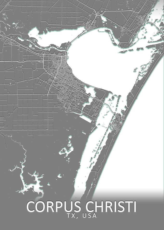 Corpus Christi City Map
